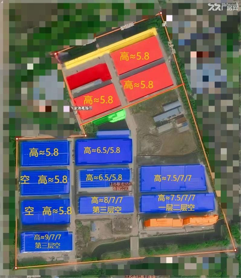园区多处厂房及综合办公区出租