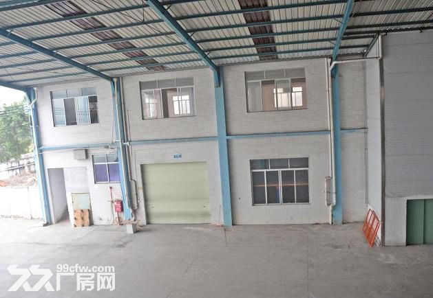 花都新华工业园,原房东,独院钢构厂房4500平,空地1500平,可分租 - 2