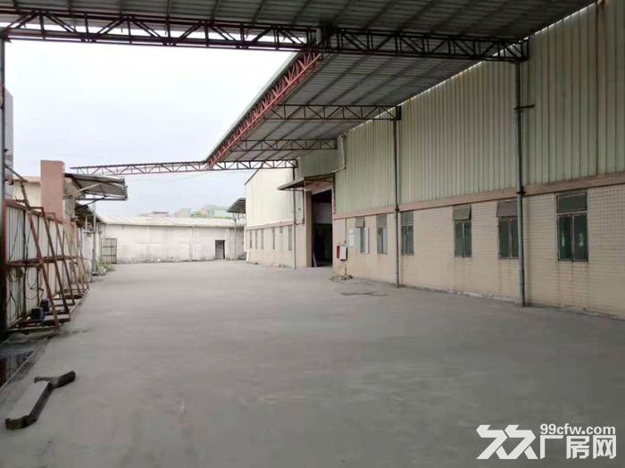 增城石滩,3500平独院单一层钢构厂房出租,空地大,可办环评,临近石竭 - 5
