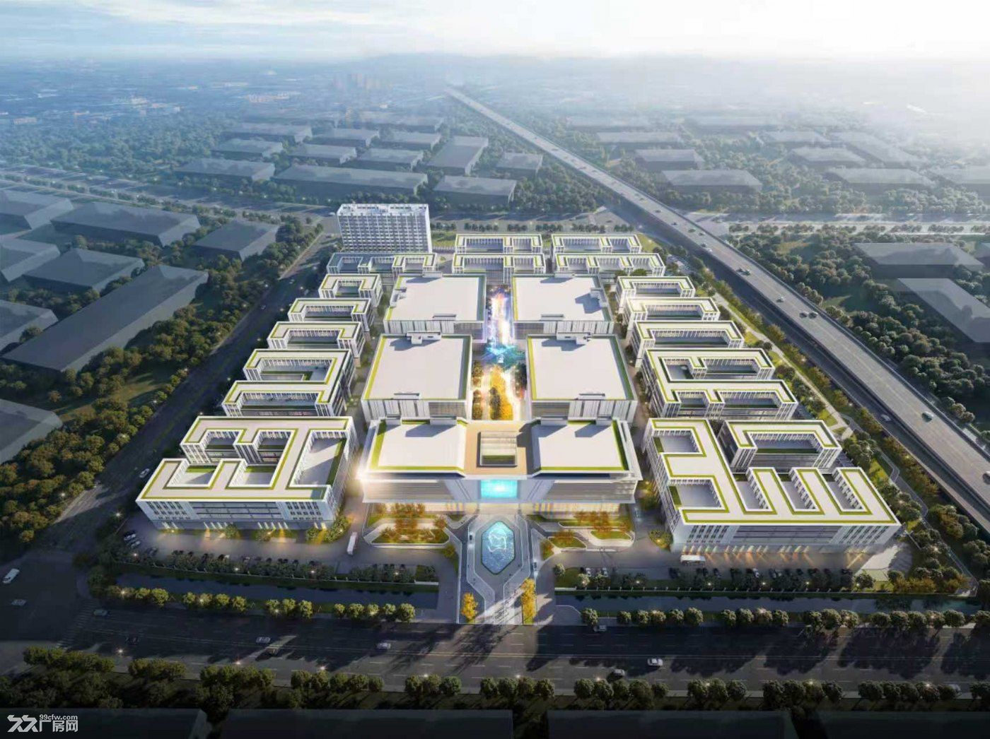 诸暨智能视觉产业园1500平-15000平厂房出售,可独栋可分割