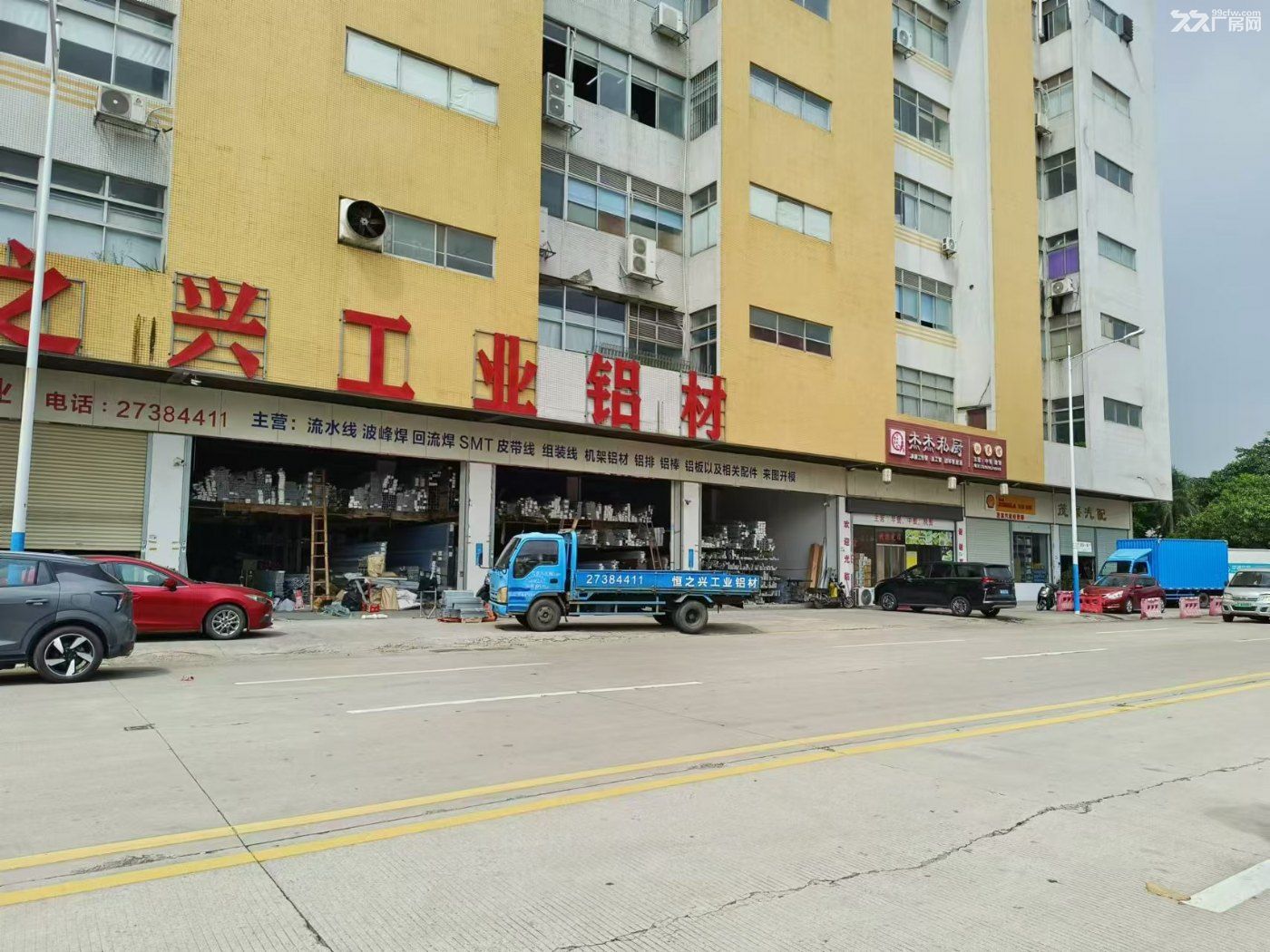 松岗潭头工业园大路边标准一楼厂房550平出租分租 - 2