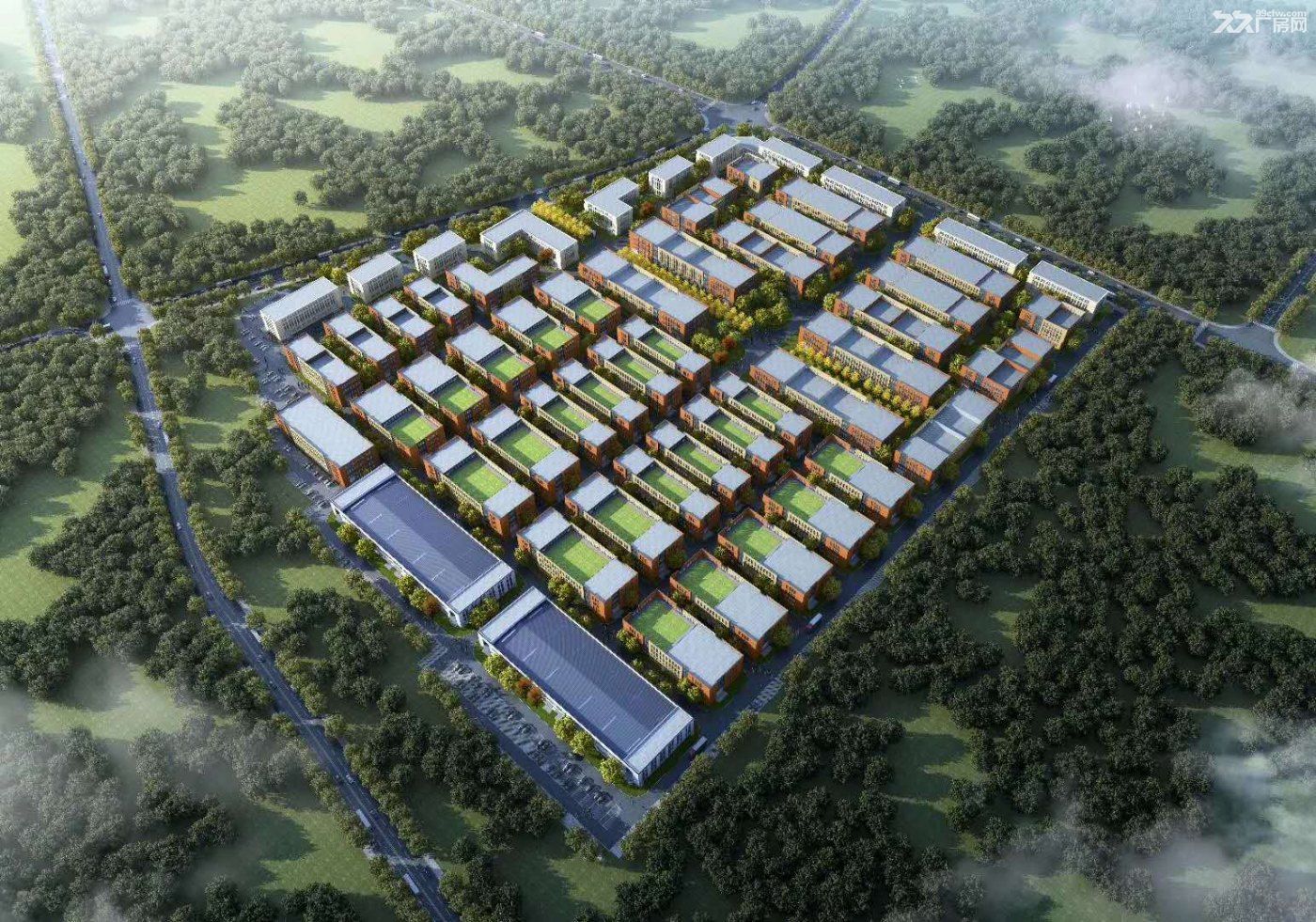 出售德阳工业园1300㎡独栋厂房 配备办公楼 50年工业产权