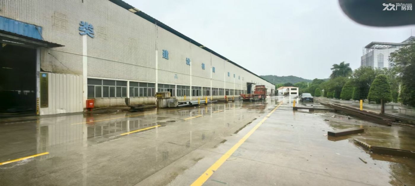现成航车免费用惠州博罗原房东直租重型钢构厂房