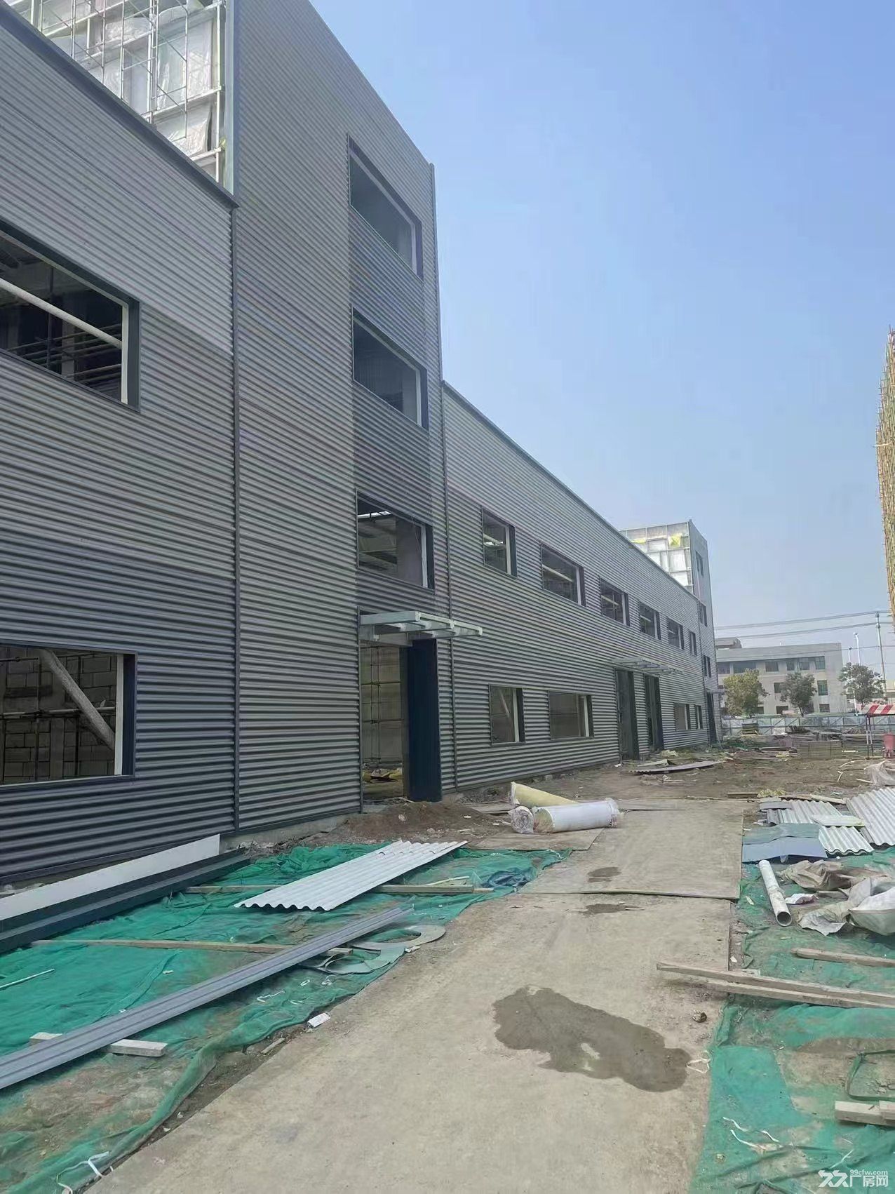 江北新区  现房 1200平单层钢结构厂房 层高10米 可办公可生产 首付20% - 2