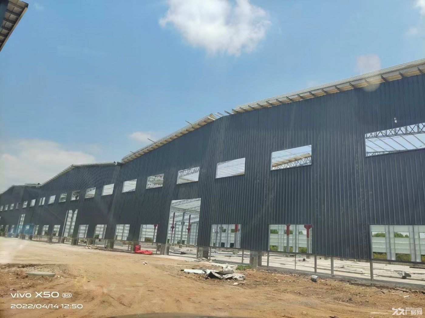 惠州博罗园洲新建重型钢结构厂房出租  2栋滴水12.5米带牛角 - 5