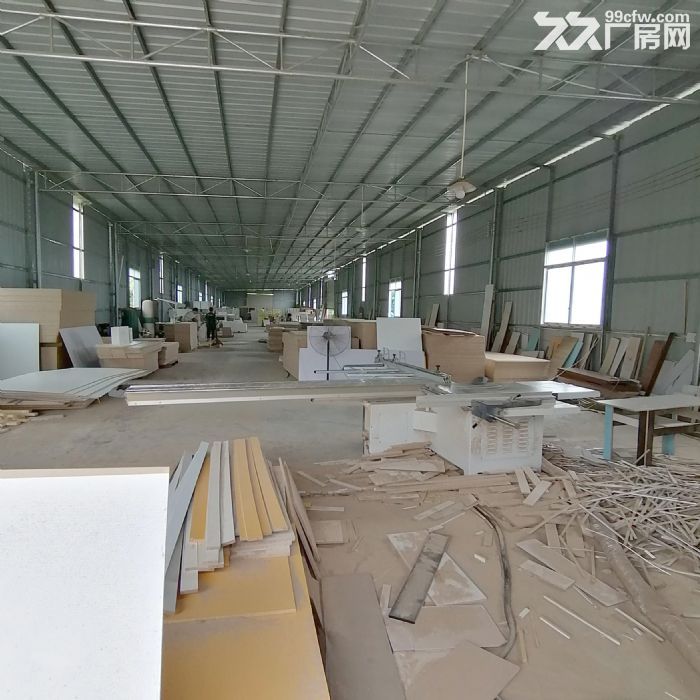 黄埔家具工业园独院单一层钢构厂房，1100平，滴水7米，货车可进 - 3
