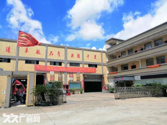 南海狮山松岗松夏工业区,5000平,独院厂房出租,砖墙到顶,租金便宜 - 3
