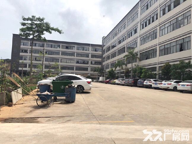 龙华地铁口旁园区新出原房东45000平独院红本厂房,可分租,空地大,形象好 - 2