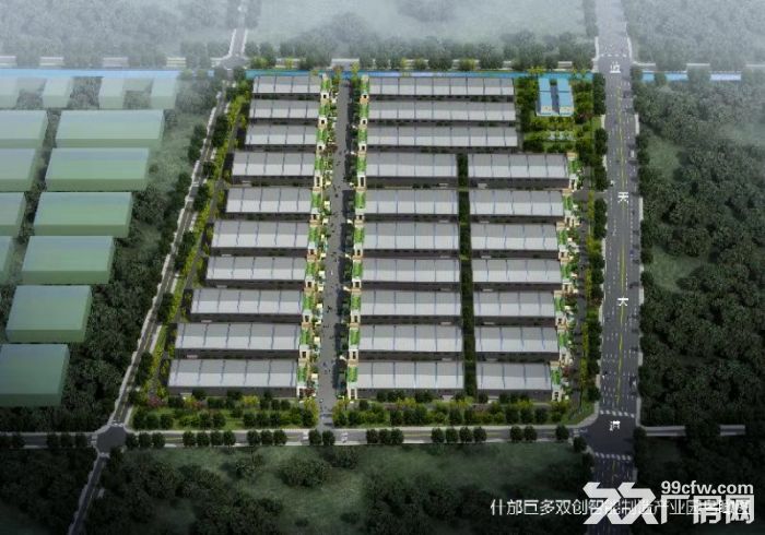 出售工业园区标准厂房，带院坝 - 4