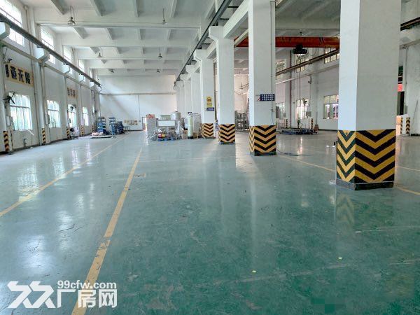 花都镜湖工业区分租一楼厂房 1100平方 7米高 带行车 可办环评