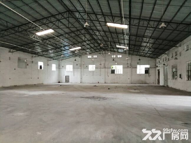 白云钟落潭竹料地铁站独院单层厂房1400平,可办环评,空地2000平