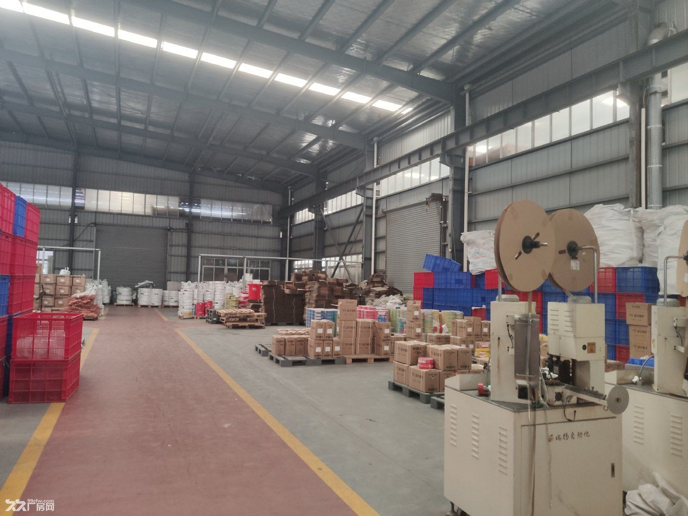 黄陂钢构厂房2300平行车10吨配套办公宿舍食堂交通便利 - 6