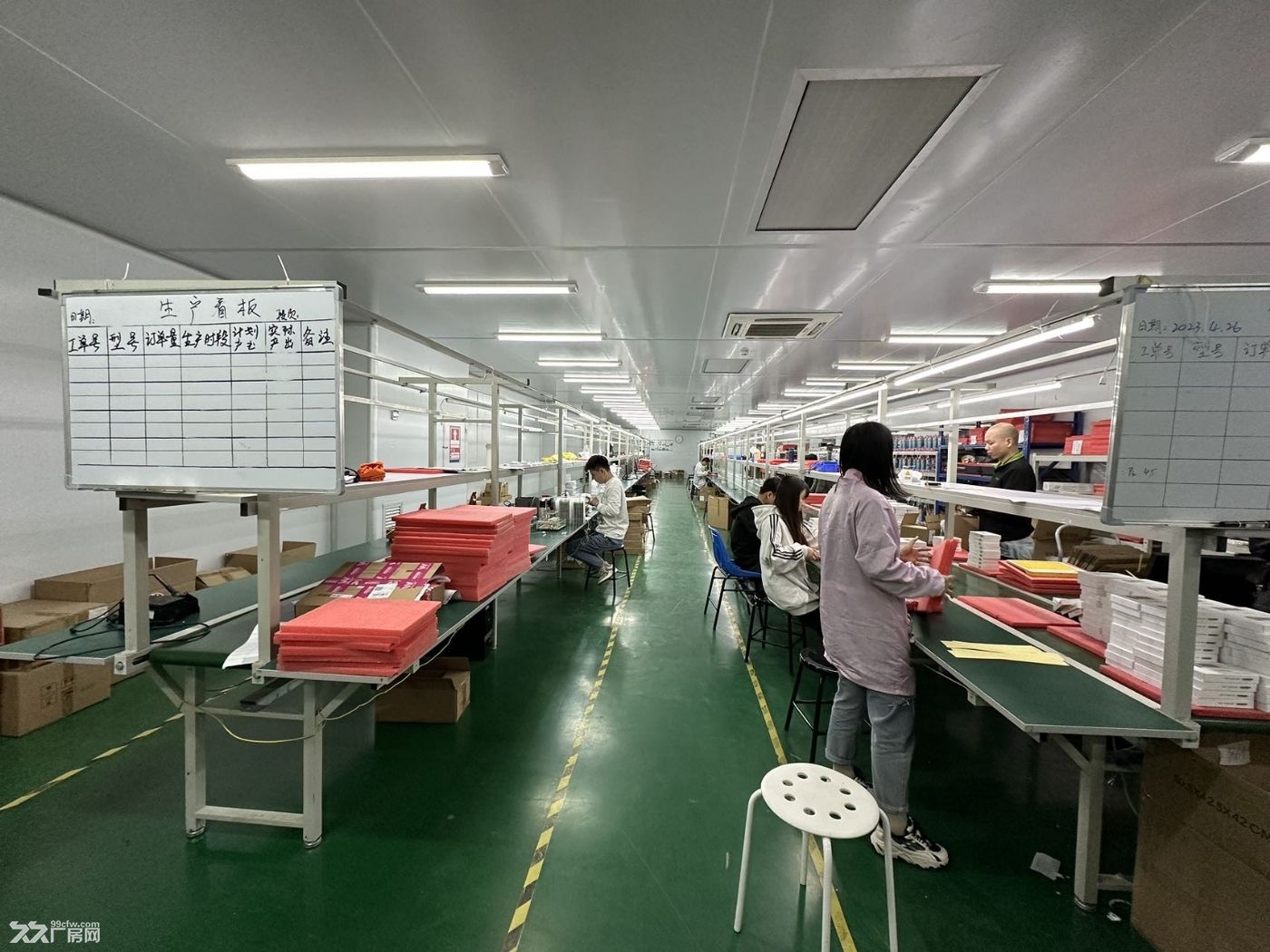 福永塘尾18元起租100平至500平精装修厂房仓库实际面积出租可分租 - 4