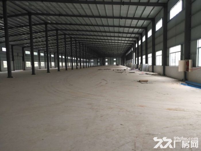 台山四九工业区一楼10米高钢构厂房仓库13000平方出租 - 3