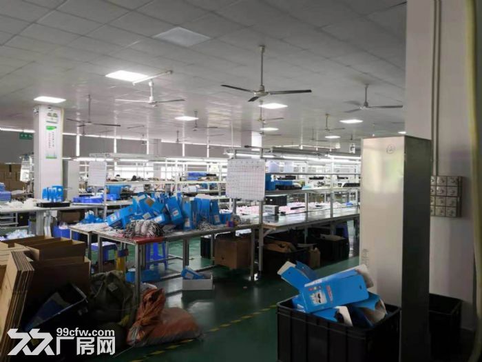 东莞凤岗天堂围楼上厂房出租1350平方  精装修 水电齐全 - 2