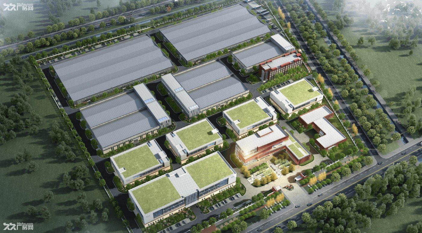 利津绿天使产业园新建单层多层厂房出租出售免房租政策 - 2