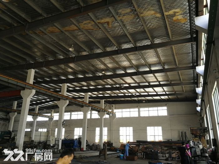 V东善桥钢构厂房单层2000平高9米有行车电200kv