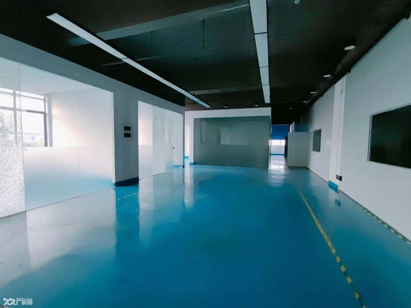 光明玉塘街道大型园区3楼780平米,现成前台和办公室装修,洁净车间 - 2