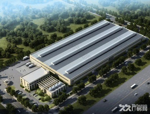 温泉标准明亮无柱厂房