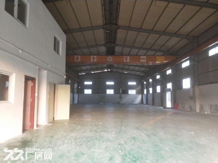 松岗广田路边上新出带行车厂房1400平，原房东，实际面积出租 - 2