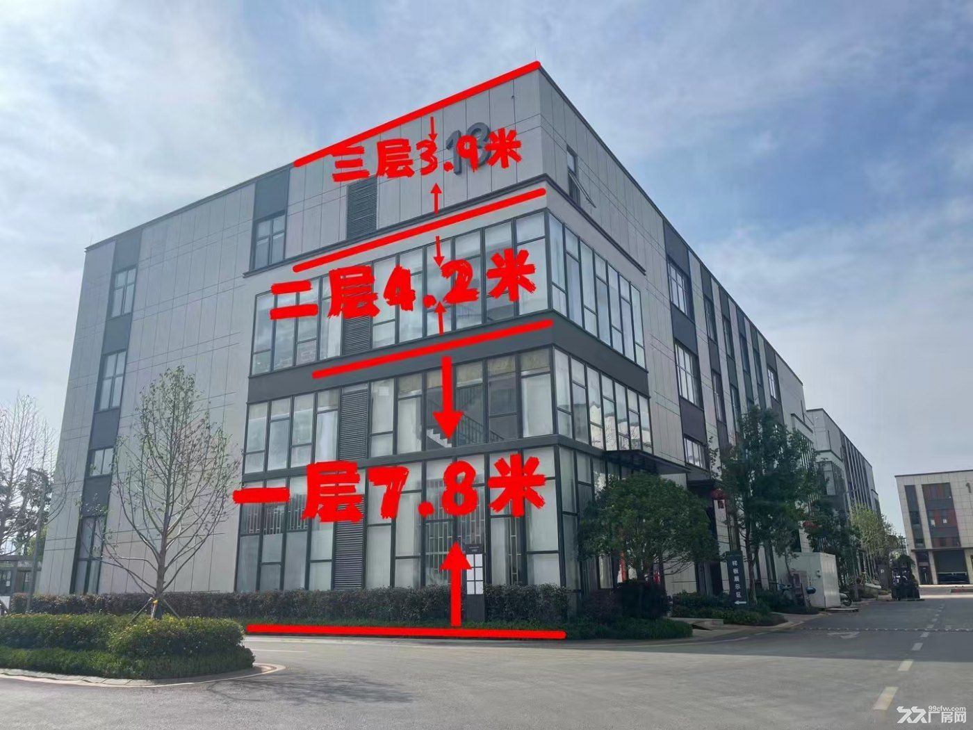 呈贡高新区唯一独栋园区厂房出售，工业用地产权房产证，交通便利，水电入户！ - 2