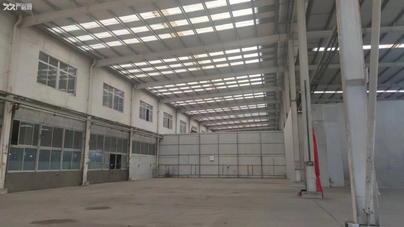 郫县工业港，钢构10米层高，1400平厂房，大车进出方便，园区环境好 - 5