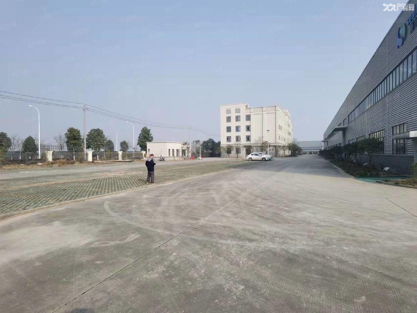 江夏独栋钢构厂房5000出租可分金钢砂地面挂车好进出 - 3