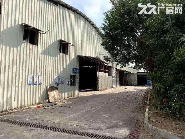 南沙大岗独院简易厂房2700平出租，可办环评，空地大
