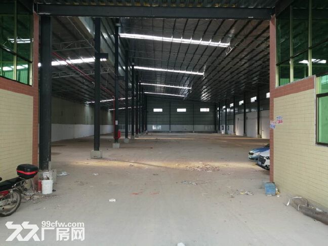 花都狮岭芙蓉大道新出钢混厂房900方，空地大，离高速近，有办公区 - 2