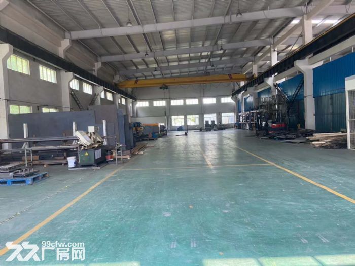 A跨塘一楼2400平标准厂房  可架行车 价格可谈 - 2