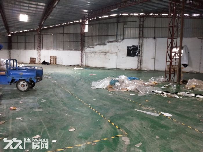 东莞凤岗7米高独院铁皮房出租 塑胶打包抽粒破碎