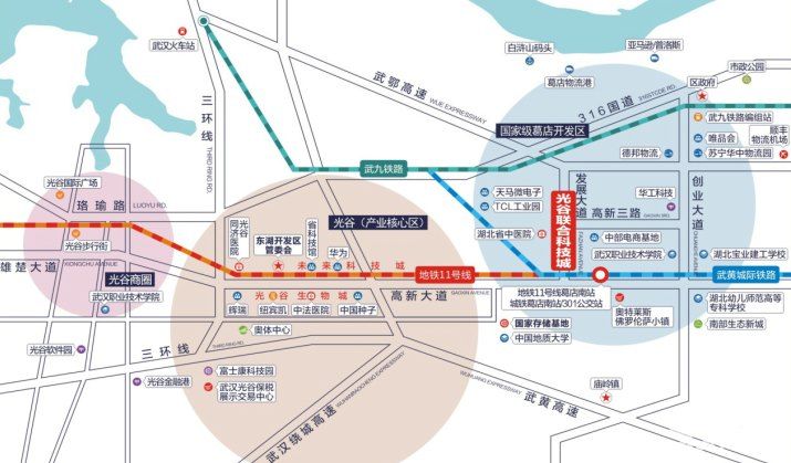 光谷高新大道 光谷联合科技城高标厂房出租出售