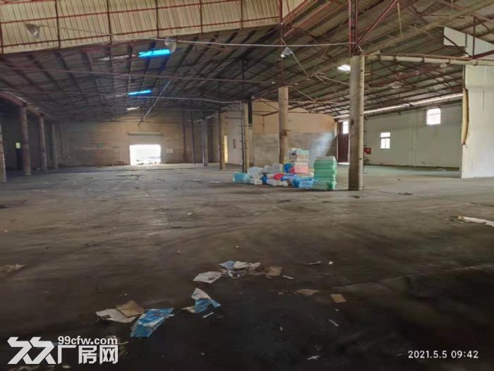 凤岗雁田靠深圳 原房东一楼单一层钢构厂房出租3200平空地大 - 3
