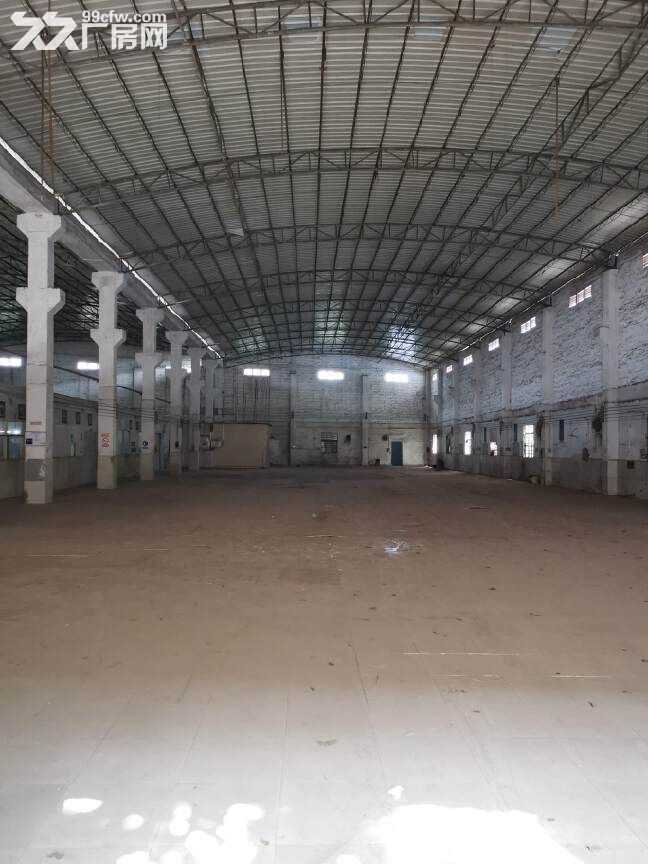 顺德北滘槎涌工业区原房东独院单层厂房1300平,滴水9米带牛腿,配电200