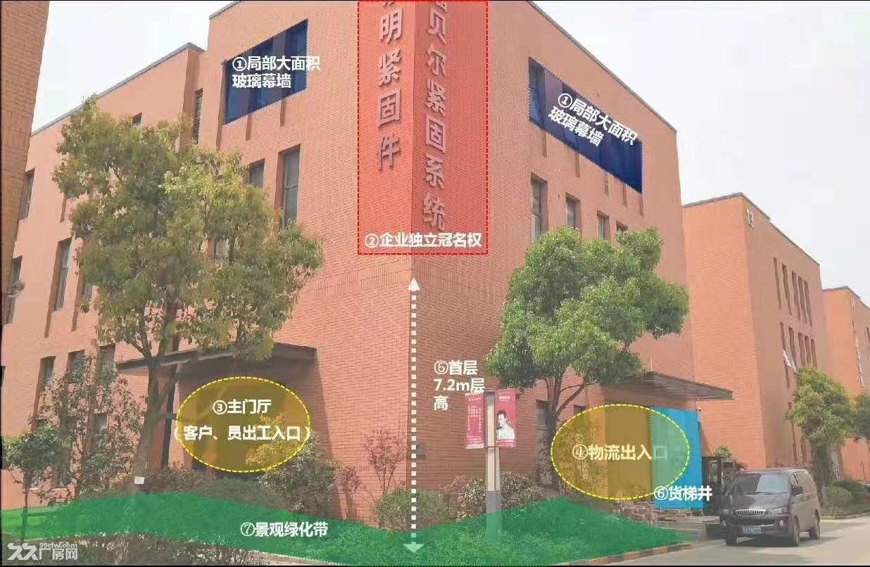 江北新区长芦街道南京稀缺两层厂房单价3800一平 - 3