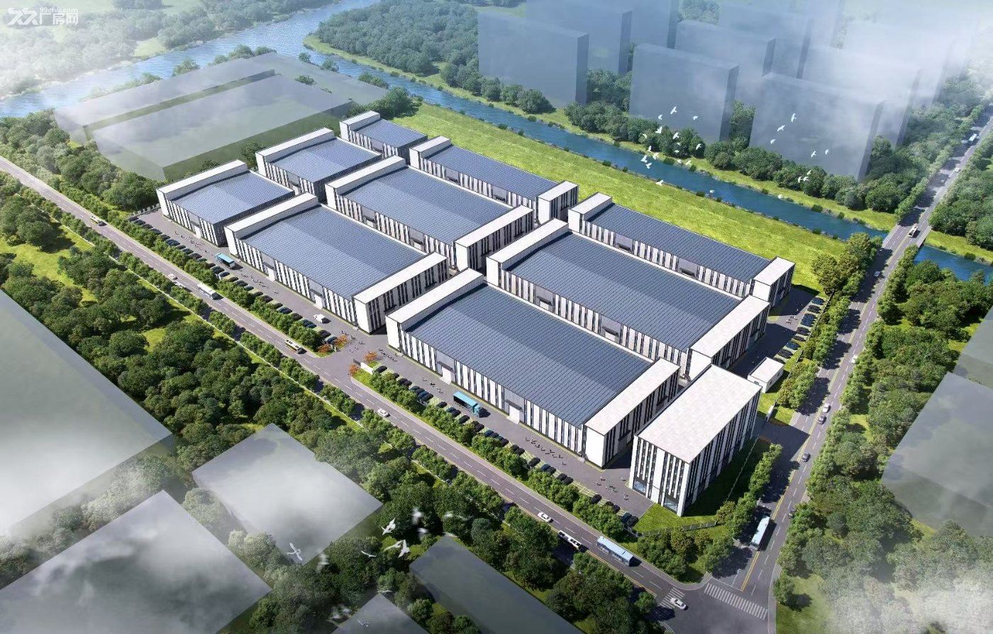 黄桥经济开发区单层钢结构厂房