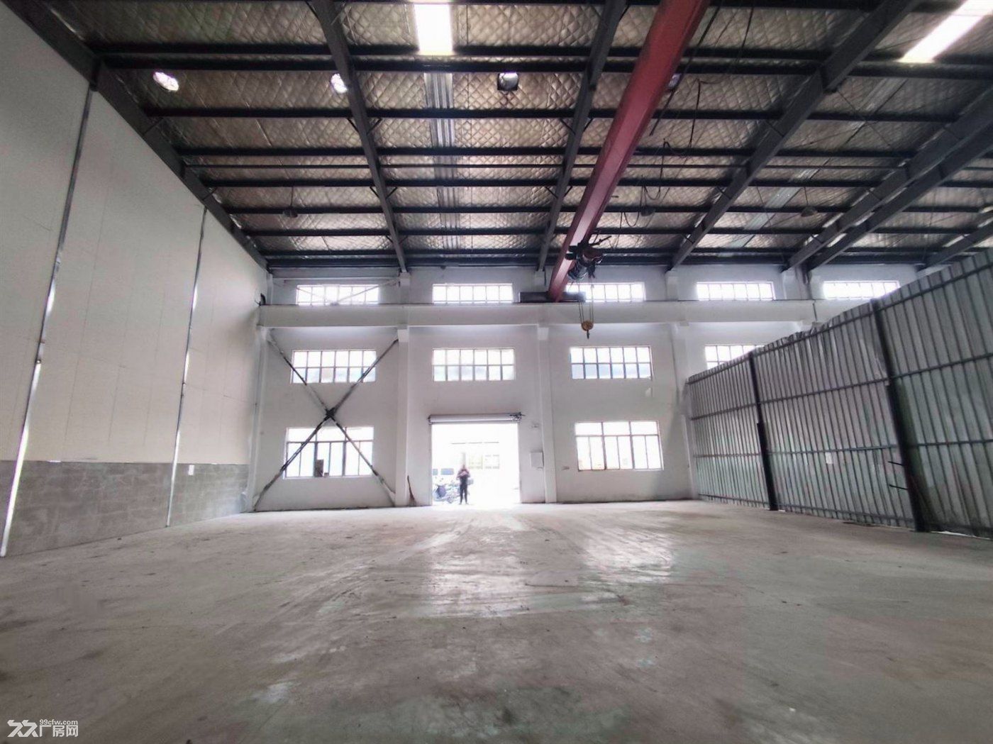 无：单层厂房350平带行车 另有2亩水泥地  可加工 住人烧饭 - 4