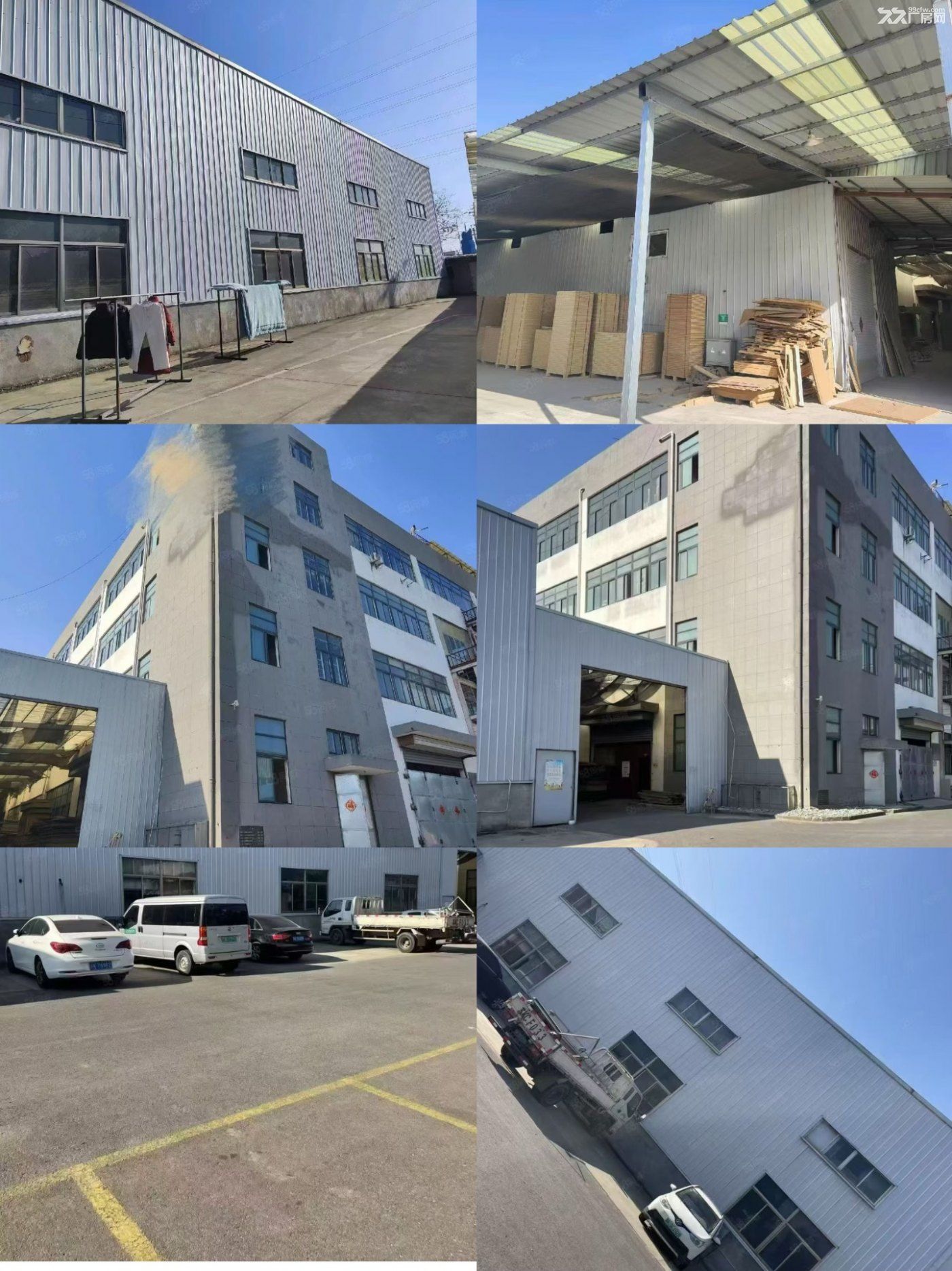 邗江旁20分钟车程仪征刘集产业园1万平方厂房出租，可分租，房东直租