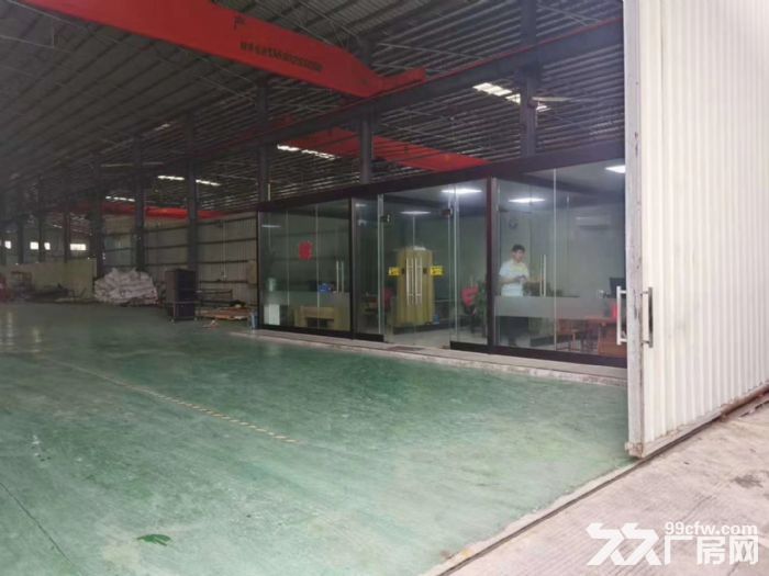 高明杨和重工业钢构厂房9500方,超大空地,可分租,配电2000 - 2