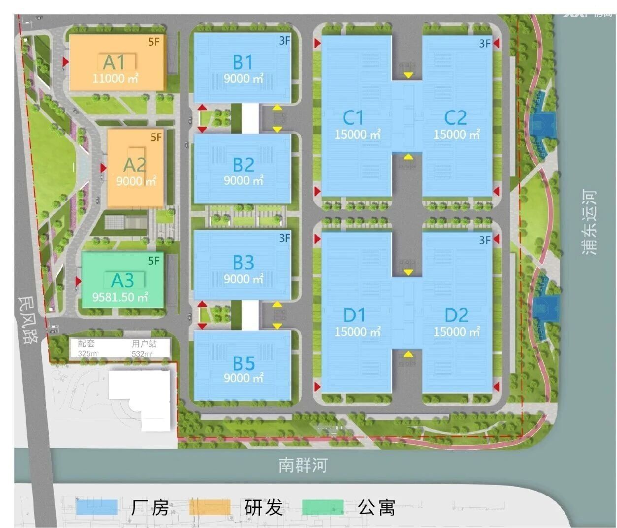 浦东全新厂房 曹路东部湾 川沙路9号 金光·数创园 - 2