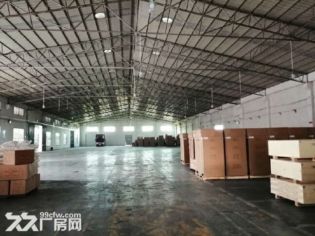 白云钟落潭竹料地铁站独院单层厂房1400平,可办环评,空地2000平 - 2