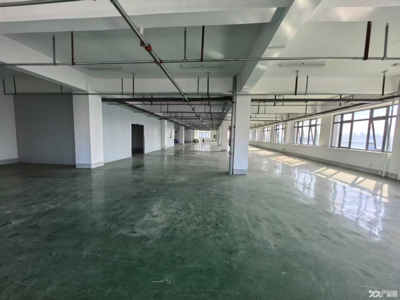 新站标准厂房300至920平,可分租,地坪已做办公室已隔