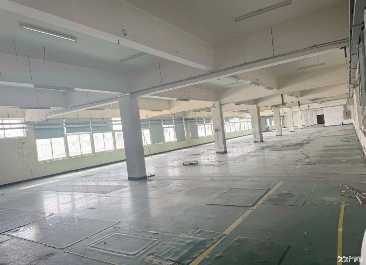 物业出租:青浦工业园高架口104厂房有行车。生产加工仓库均可。独立办公 - 6