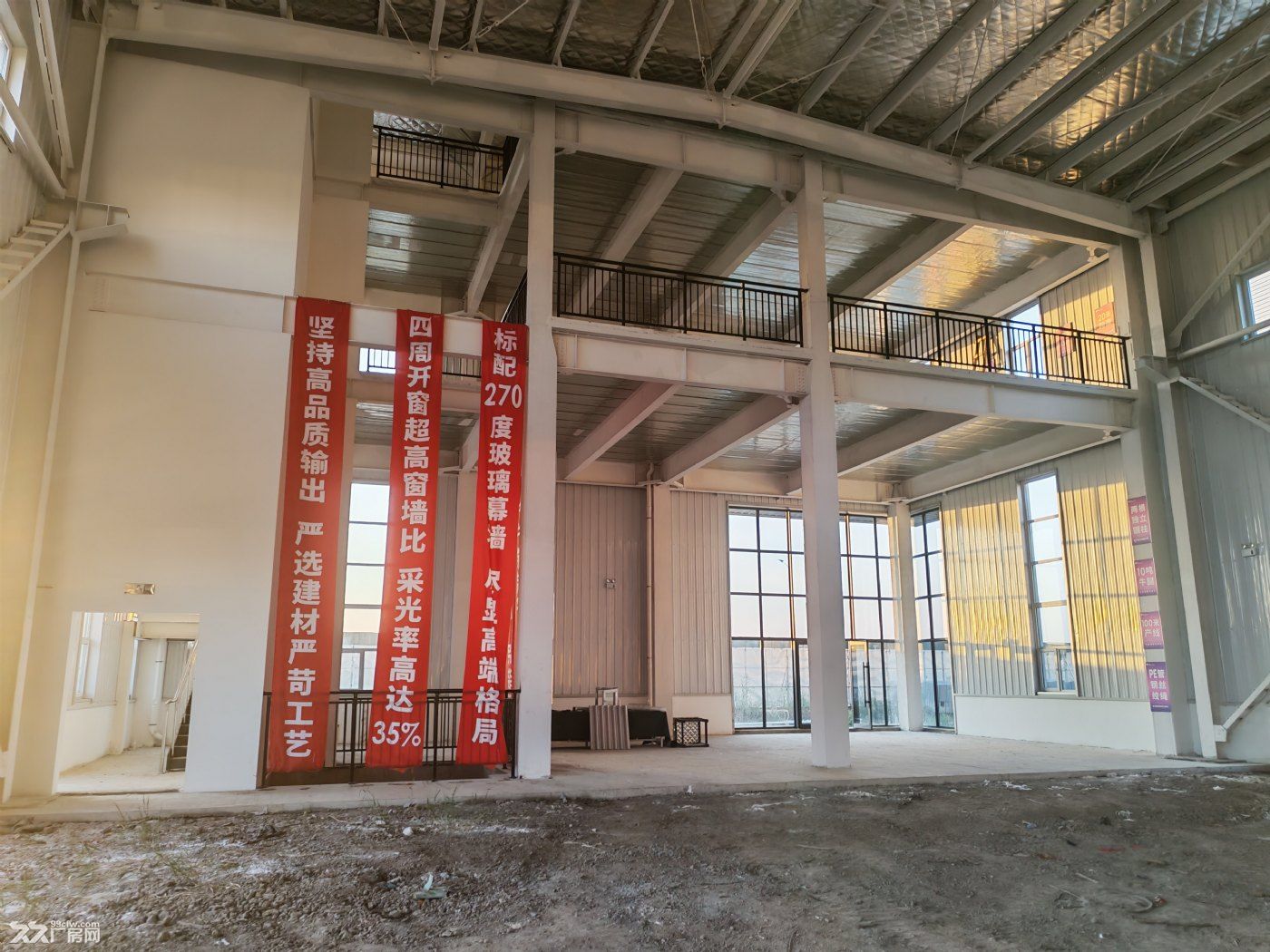 空港单层12米带小院!带10吨牛腿,首付2成,50年产权可生产环评 - 3