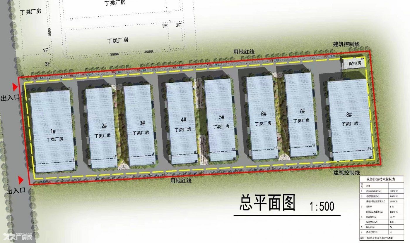 现房独栋钢构,可办环评和产证,面积2100~3200㎡11 - 6