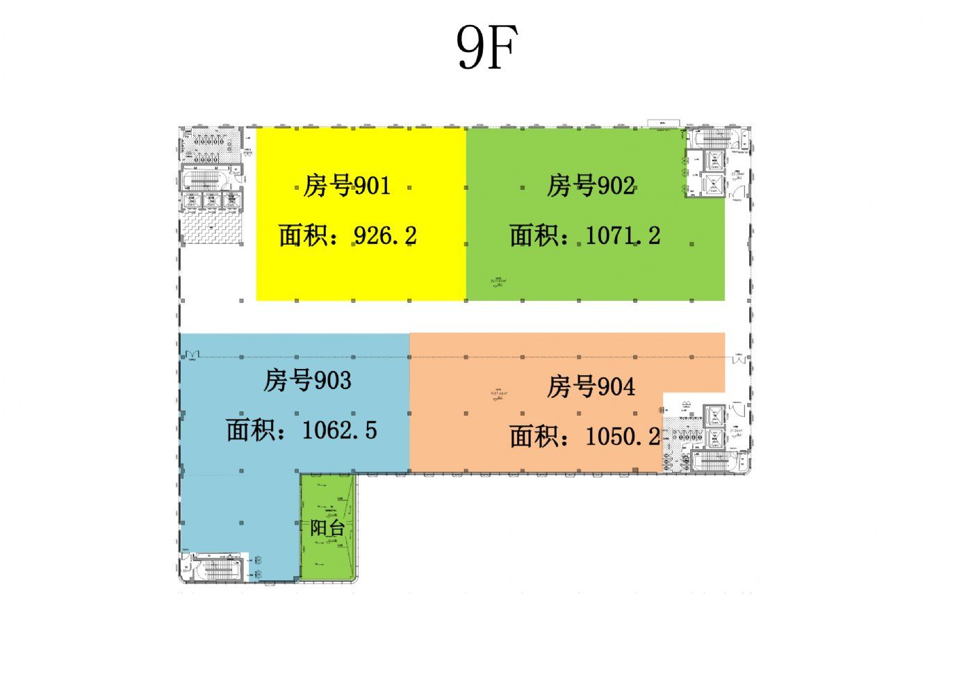 西芯大道,三环外侧,大平层,整层5000平,分层最低面积900平价格便宜 - 3