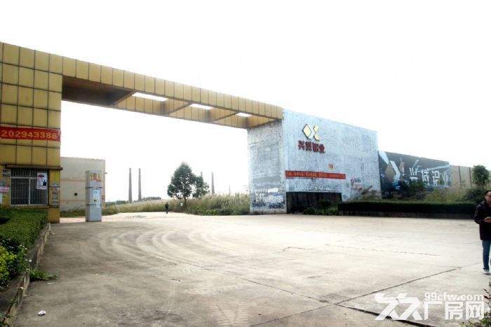 清远兴域铝业14米滴水标准钢构厂房出租