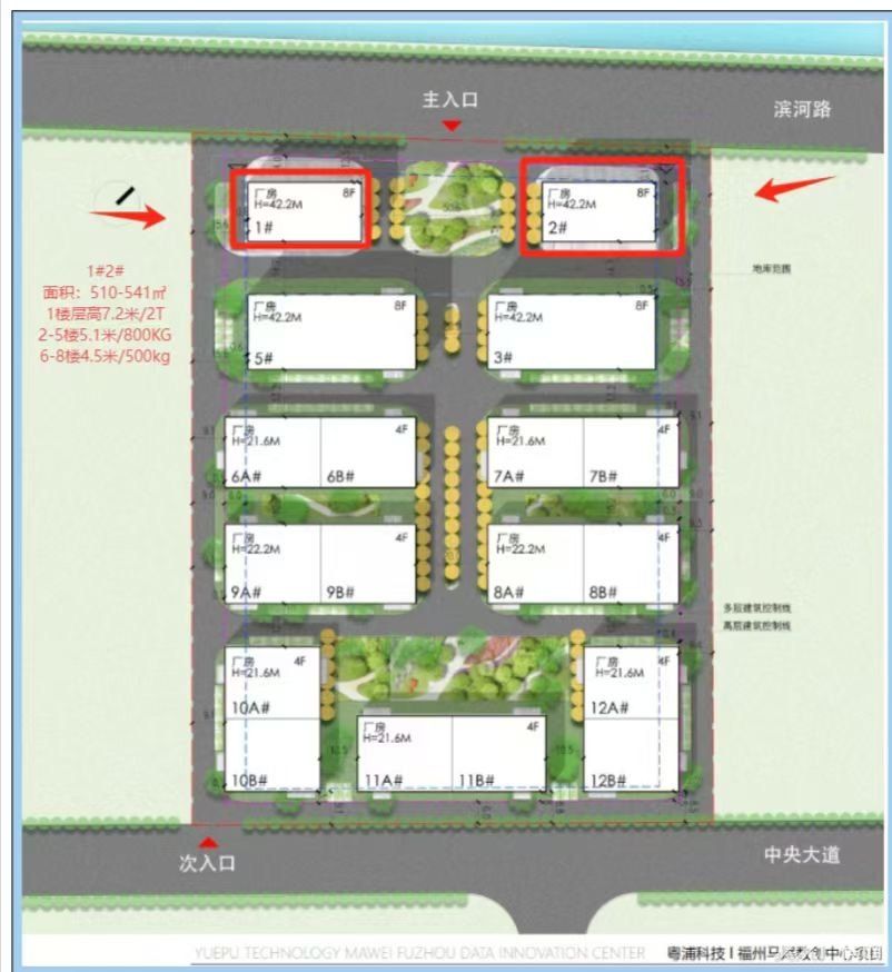 全新产权出租,500-20000平,马尾自贸区 - 5
