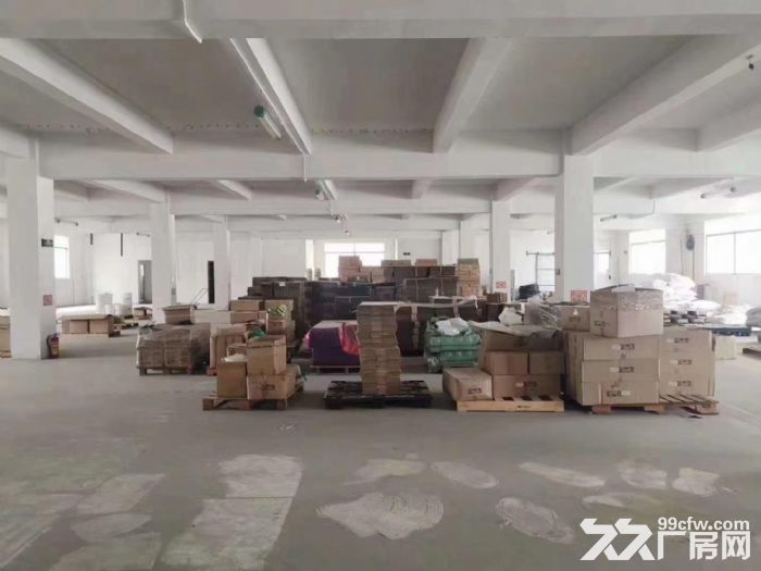 龙岗平湖富民工业区独院厂房4800平，带办公室，可分租 - 2