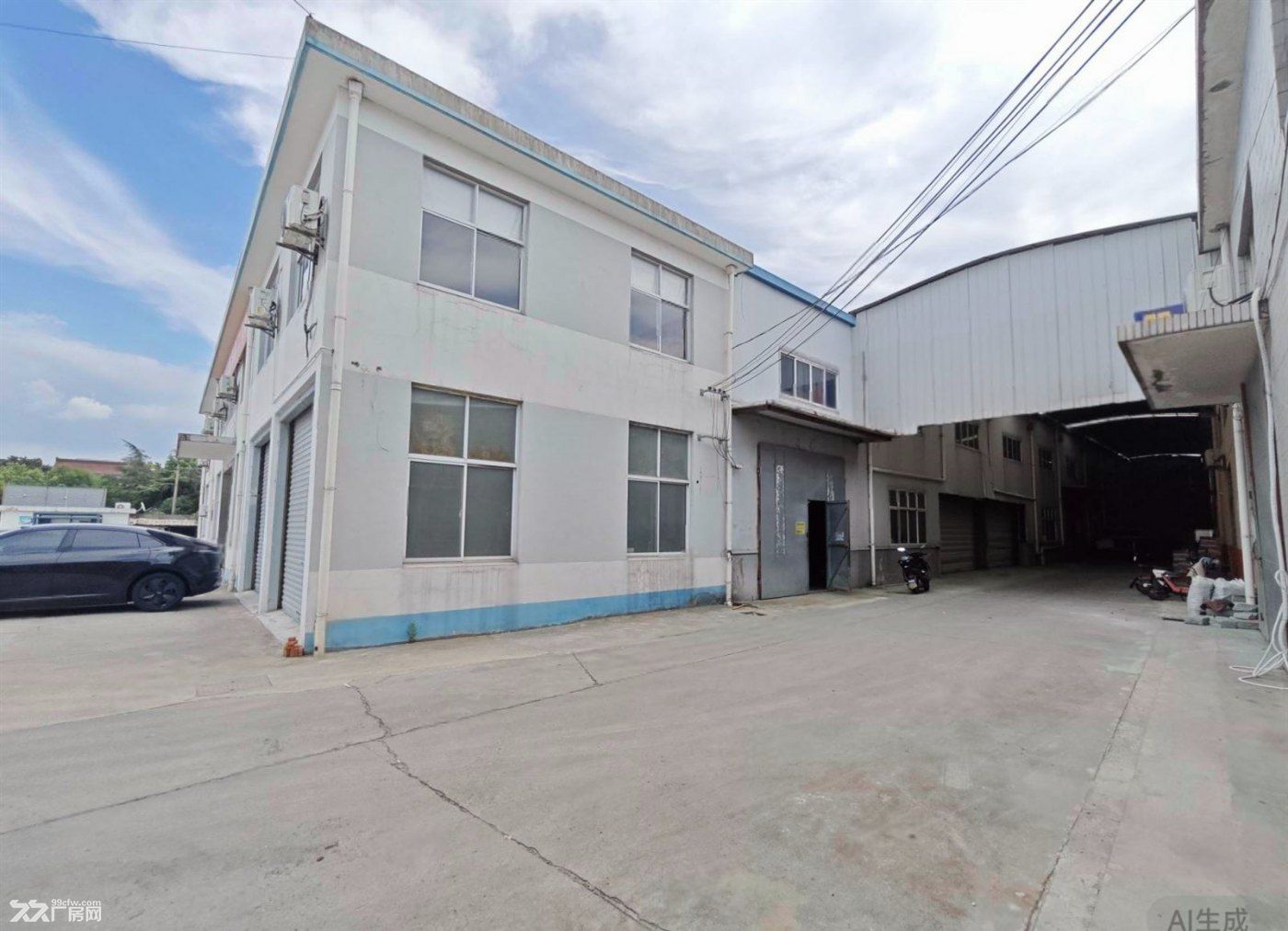 徐泾沪青平公路1100平,原房东,无公摊,场地大车好进出